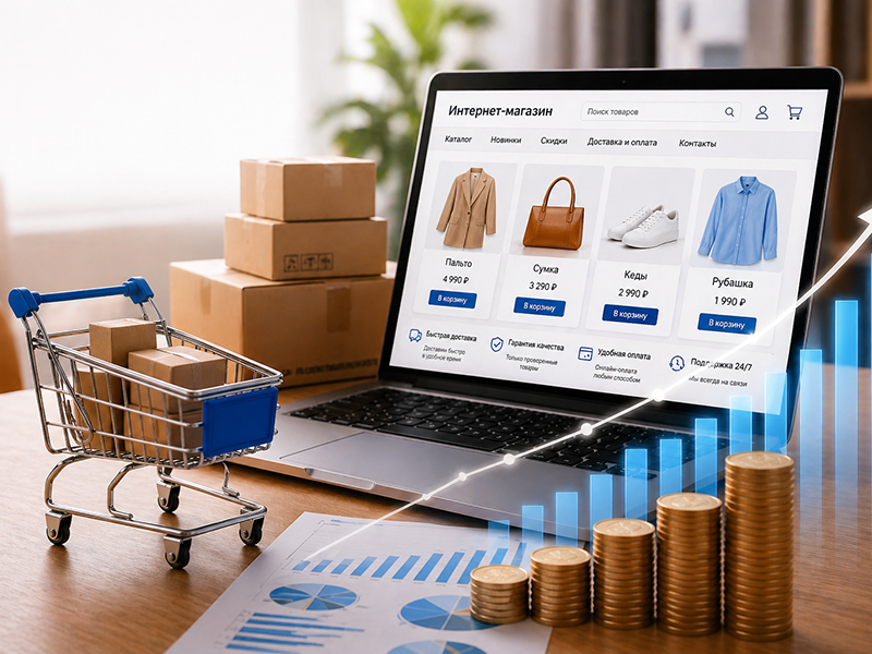 Увеличение прибыли через интернет-магазин